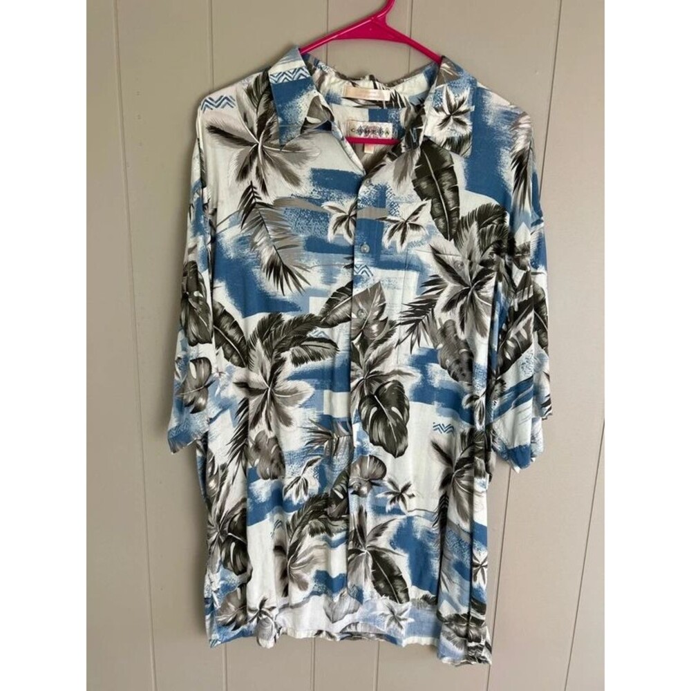 Hawaiian Print Button up shirt Campia Moda size XL